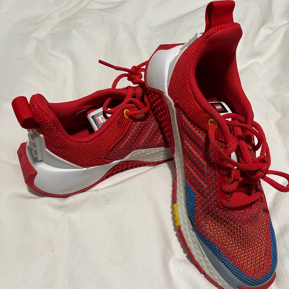 LEGO x Adidas Kids Tennis Shoes - Size 4 GUC!